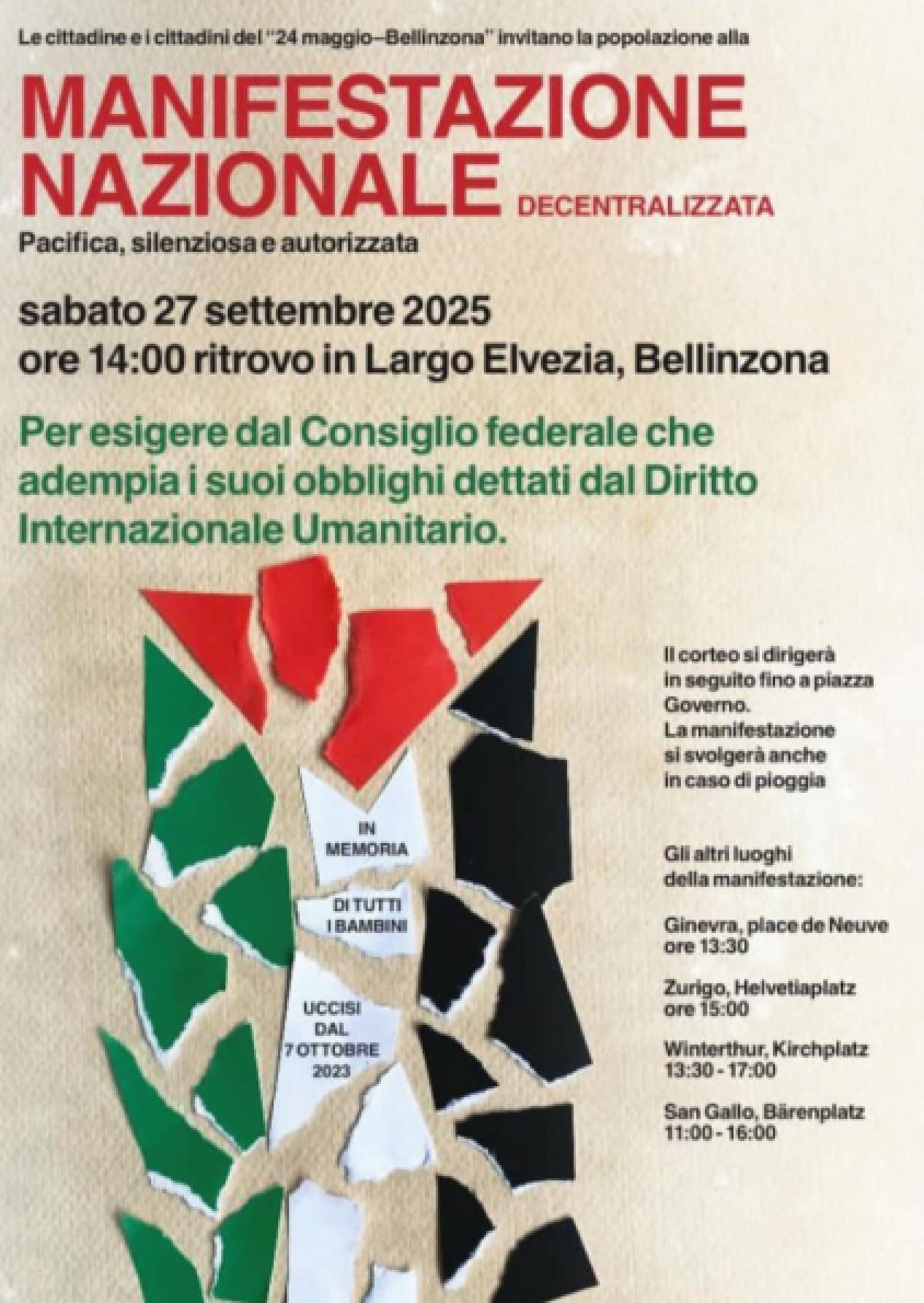 In memoria dei bambini uccisi