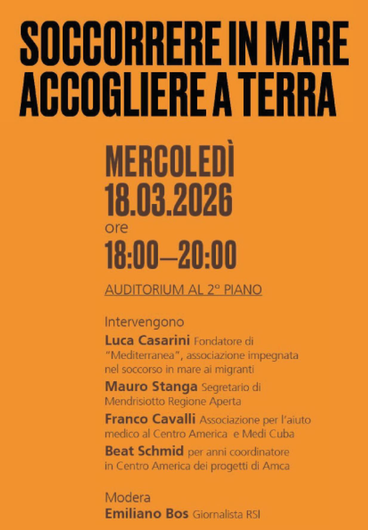 Soccorrere e accogliere