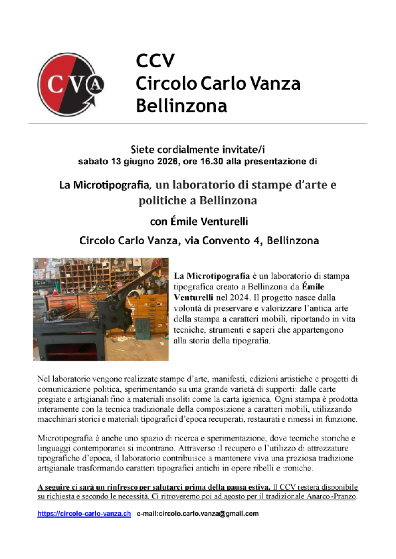 CCV - Microtipografia