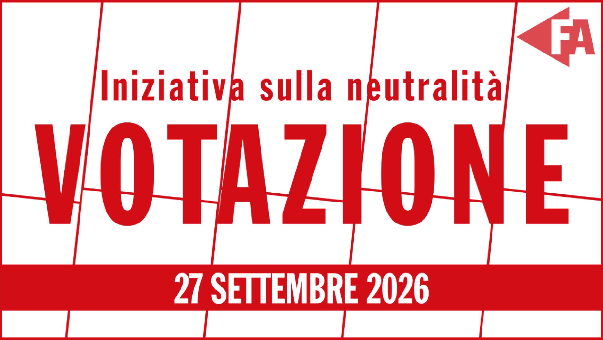 No all'iniziativa sulla neutralità