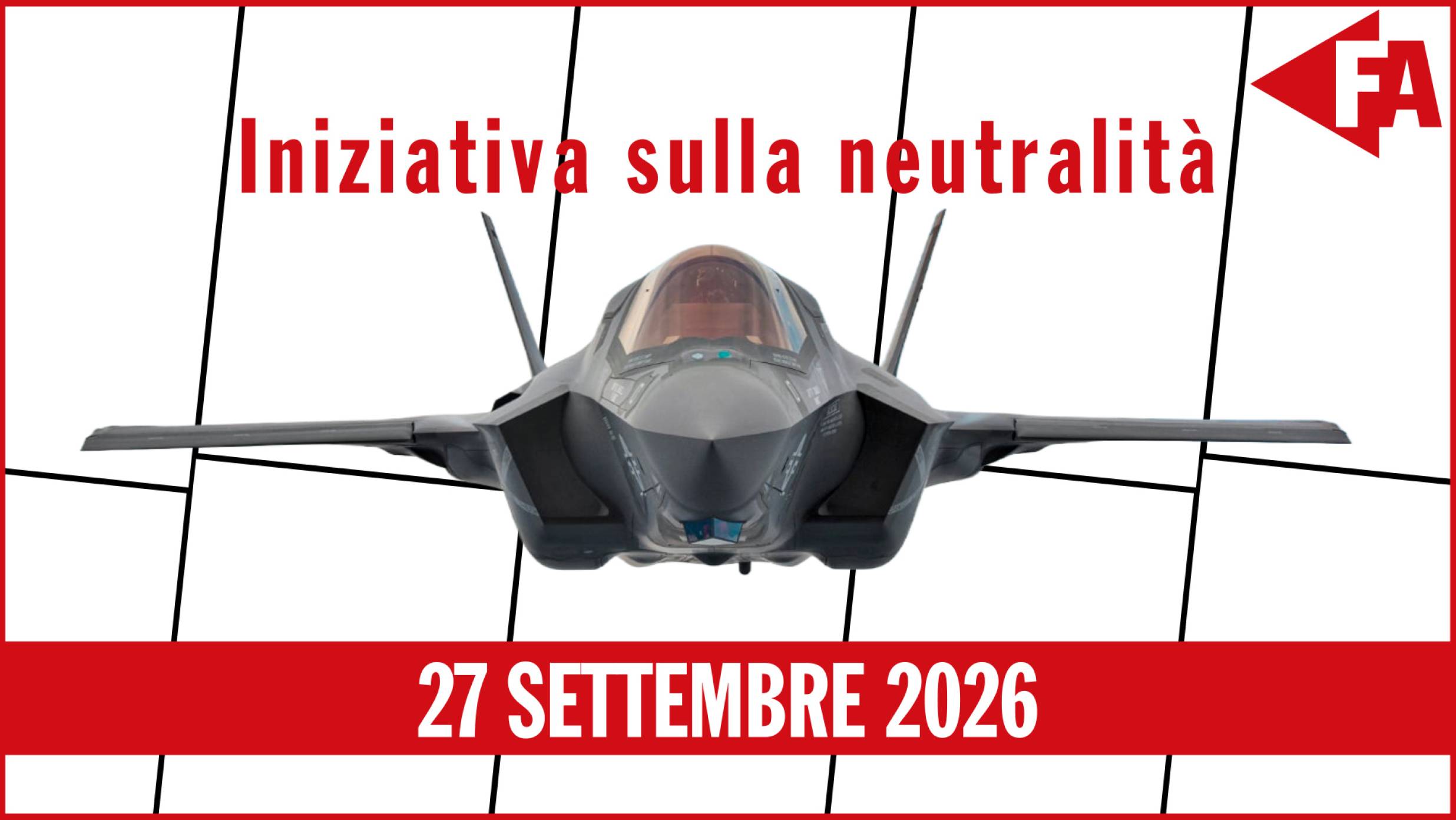 Lo scandalo degli F-35 e l'iniziativa sulla neutralità