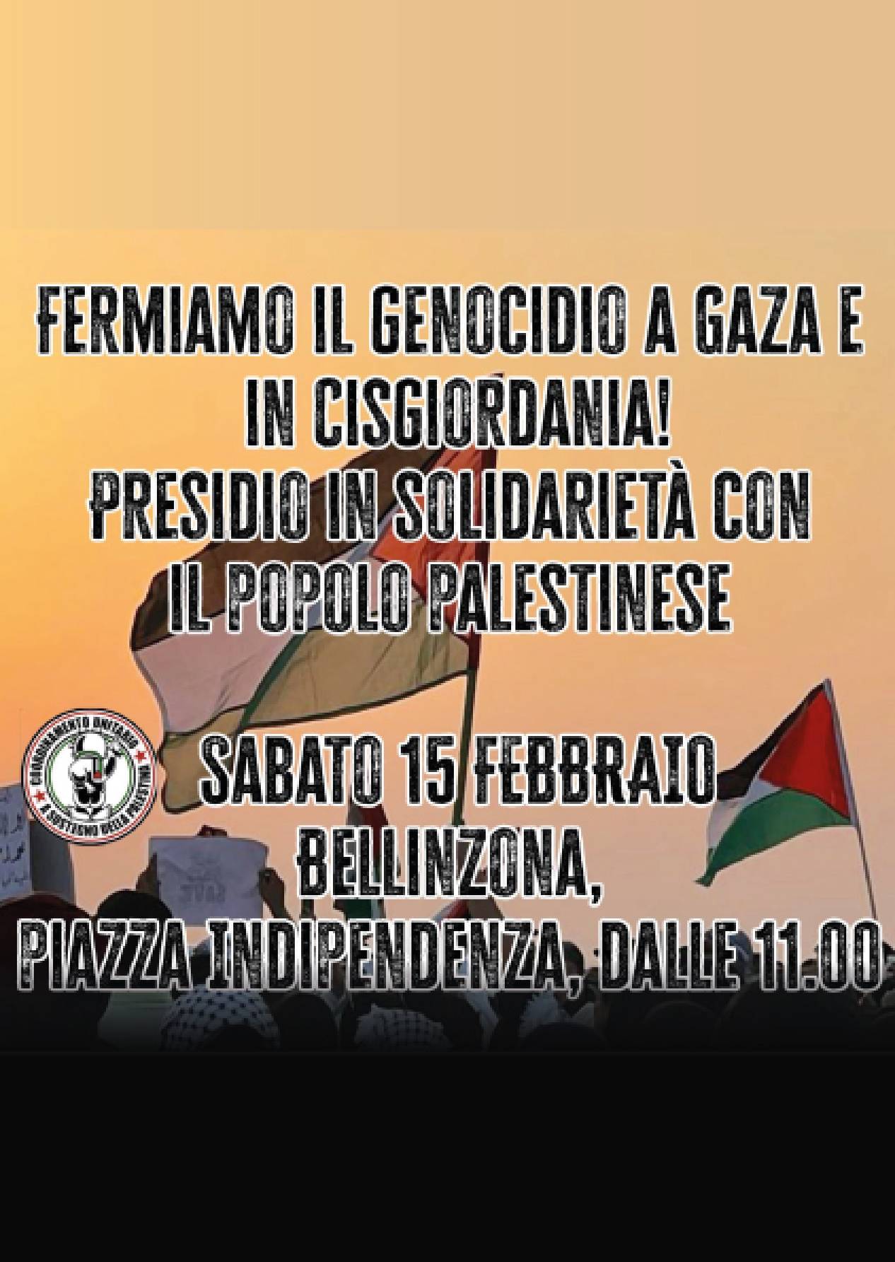 SOLIDARIETA' CON IL POPOLO PALESTINESE