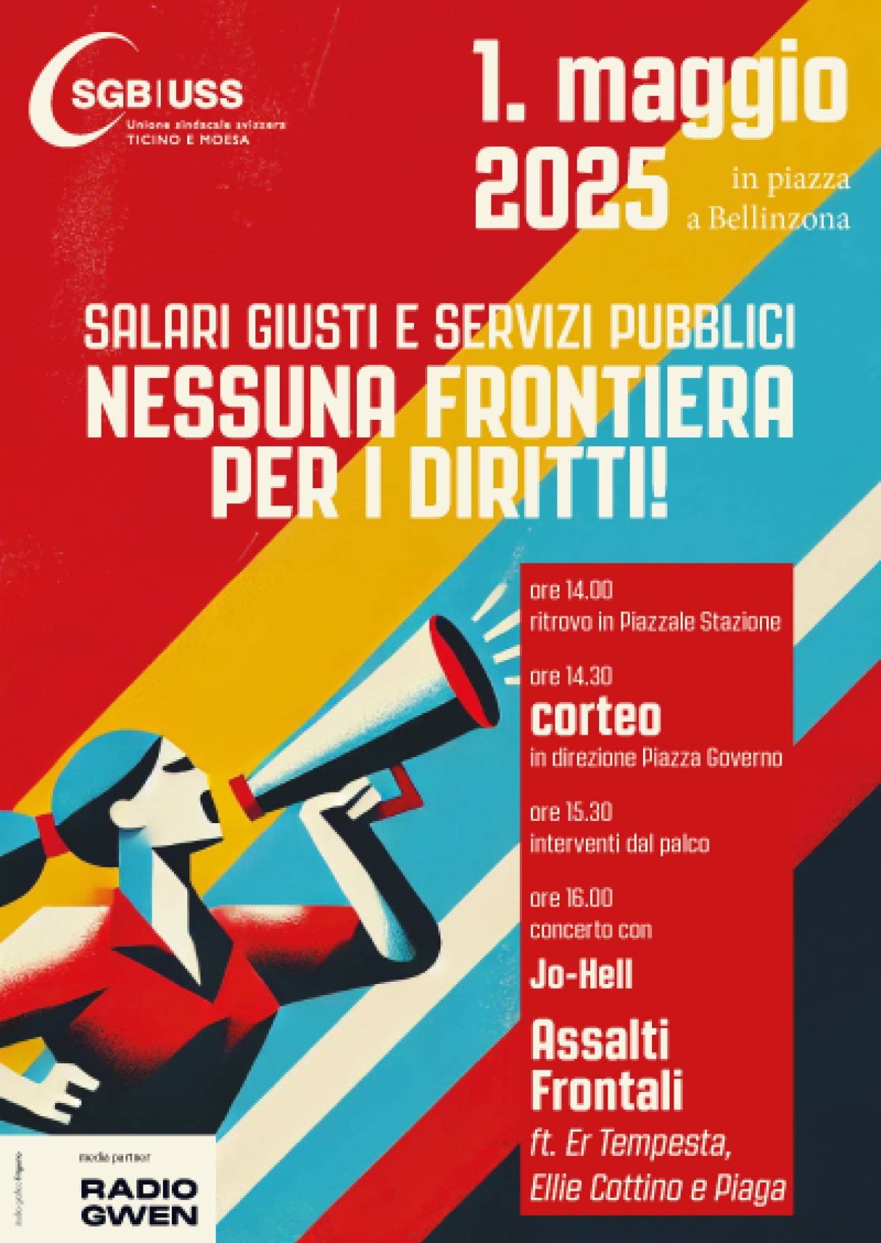 Primo Maggio, Nessuna frontiera per i diritti