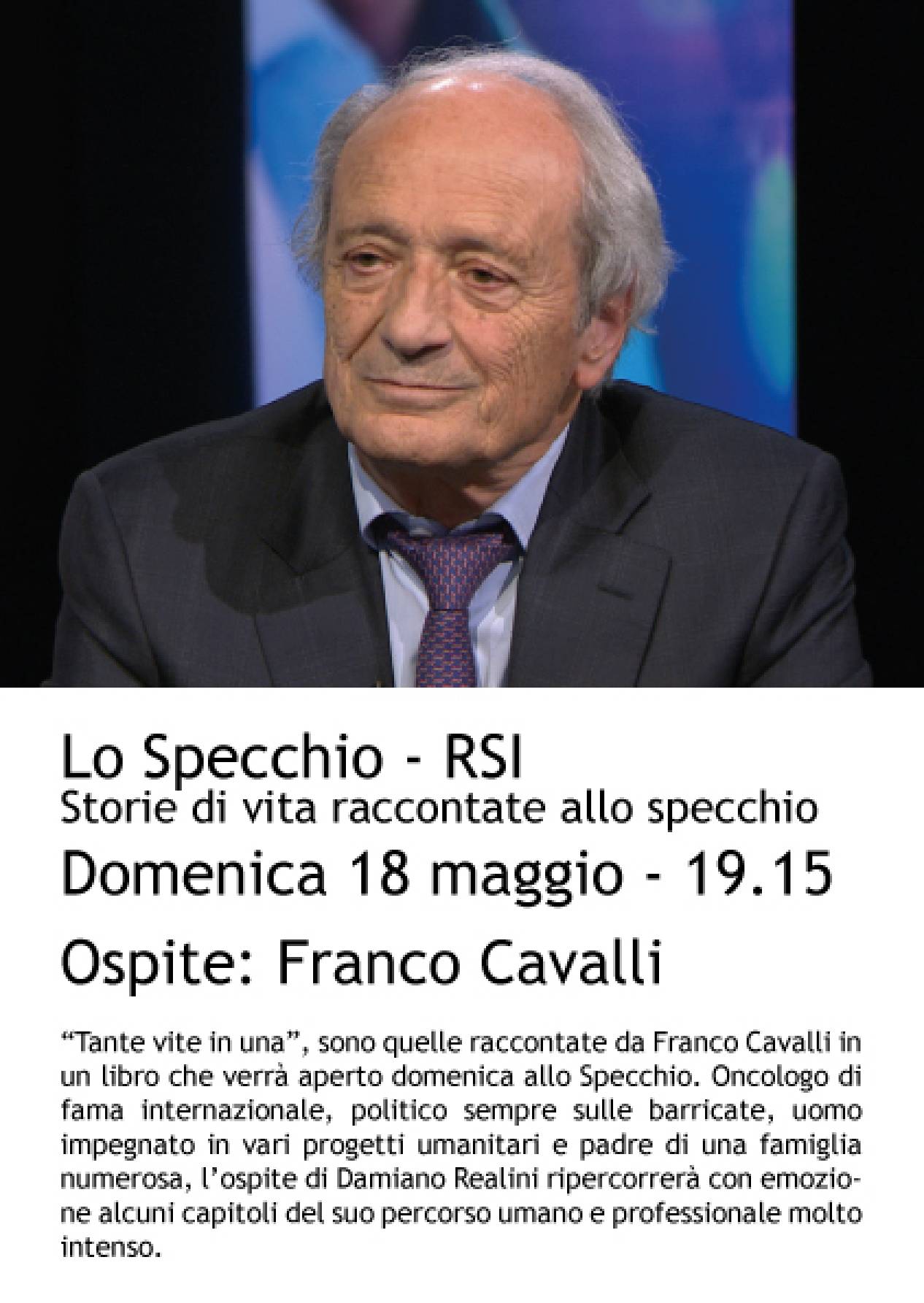 La 1 - RSI - Tante vite in una